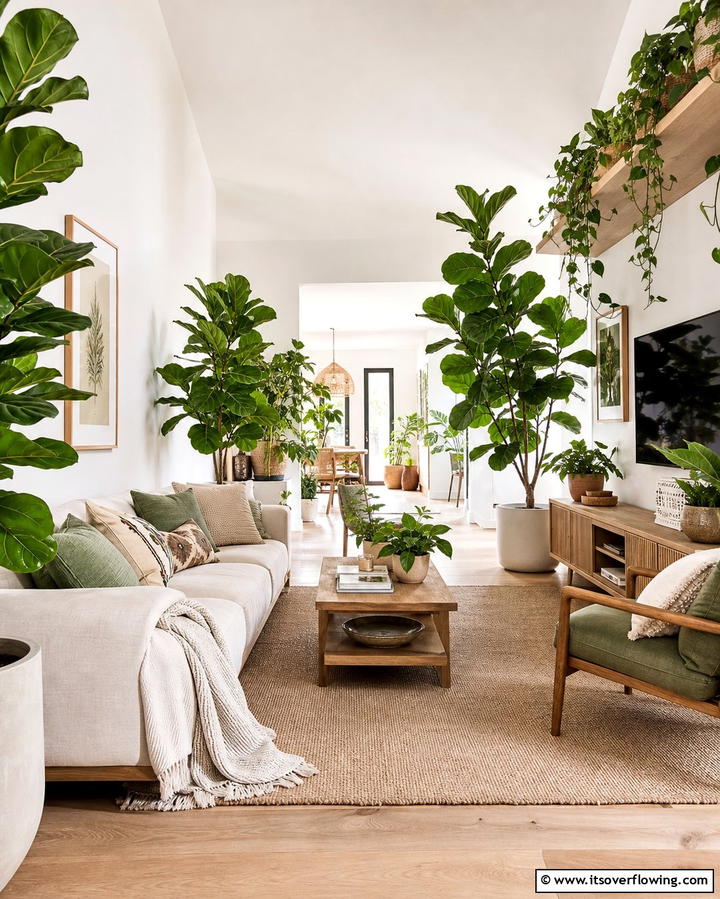 Place Furniture at Angles - 25 Long Living Room Ideas for Spacious Homes