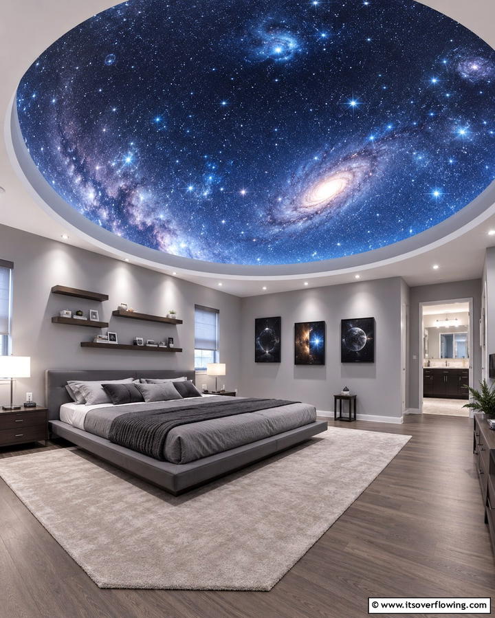 Planetarium Dome Ceiling - 25 Space-Themed Room Ideas for Kids and Adults