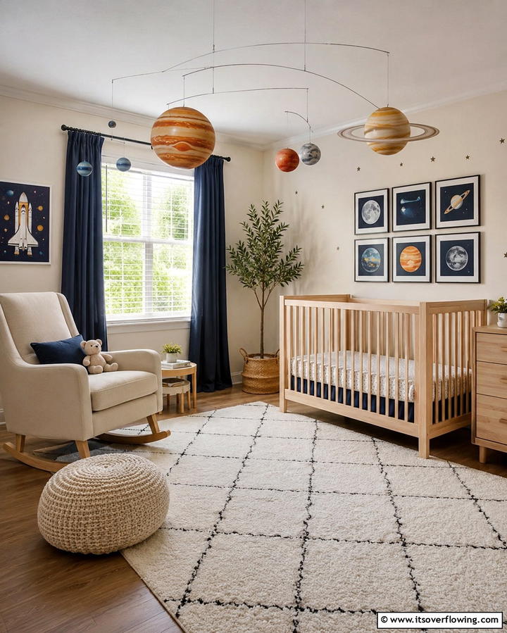 Planetary Hanging Mobiles - 25 Space-Themed Room Ideas for Kids and Adults