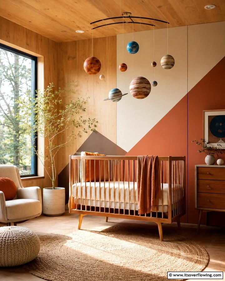 Planetary Mobile - 25 Space-themed Nursery Ideas for a Galactic Dream