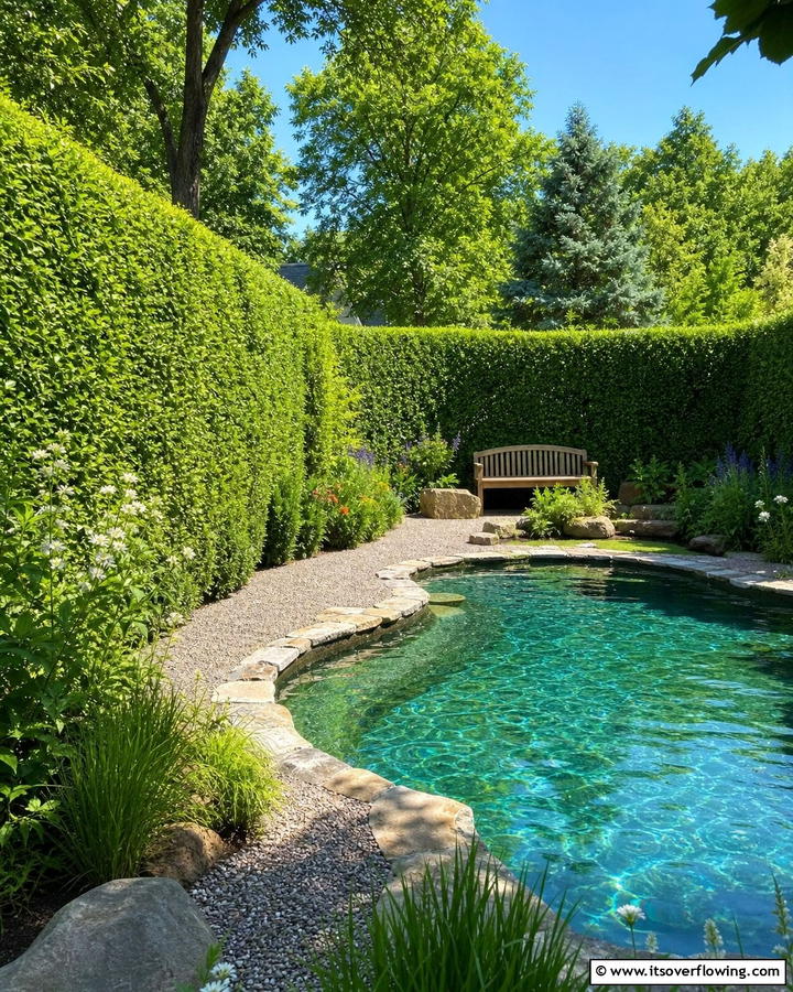 Plant Based Pool Fence - 20 Stylish Pool Fence Ideas for Safety and Aesthetics