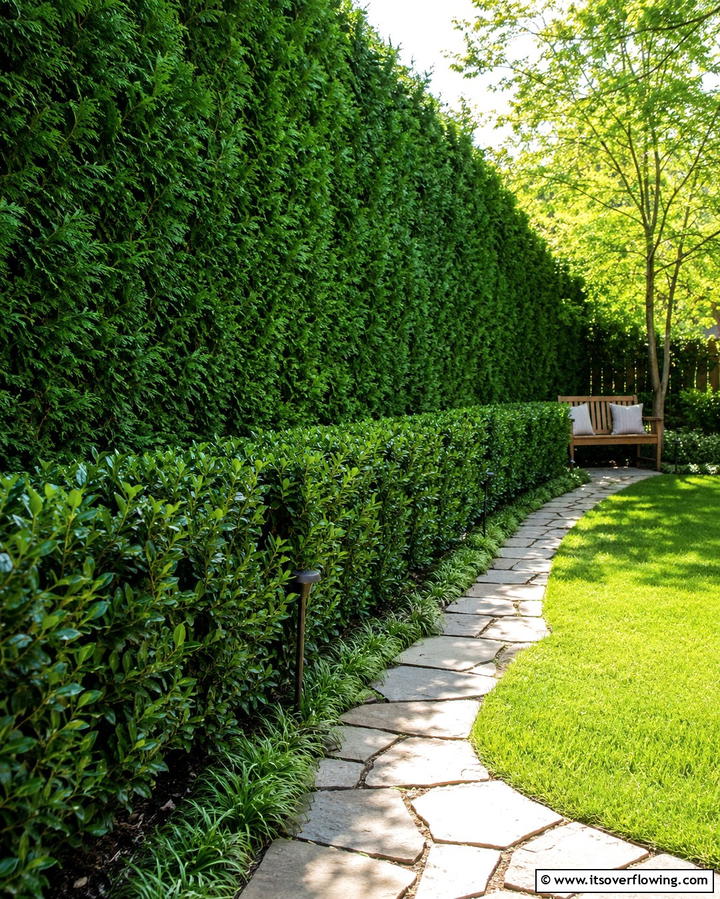 Plant Fast Growing Hedges - 30 Cheap Ways to Block Neighbors View in Your Garden