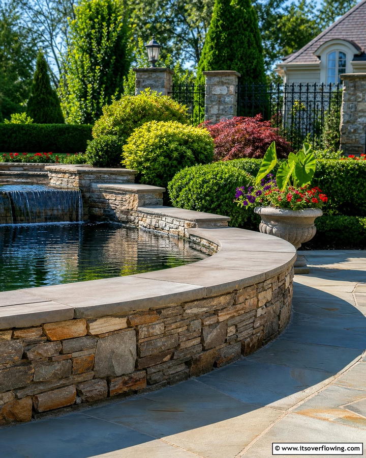 Plant Lined Borders - 25 Pond Edging Ideas for a Polished Look