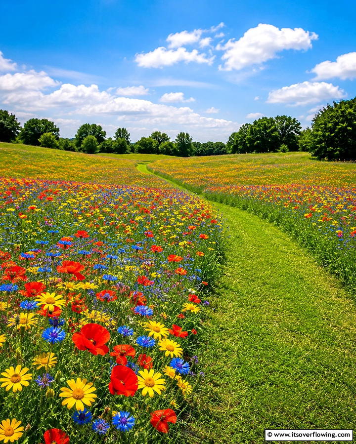 Plant a Wildflower Meadow - 25 Large Backyard Landscaping Ideas for a Stunning Outdoor Oasis