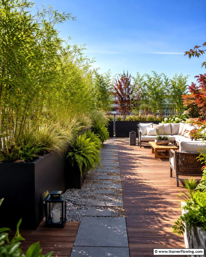 Planter Screen Innovations - 30 Private Deck Ideas for Secluded Outdoor Relaxation Zones