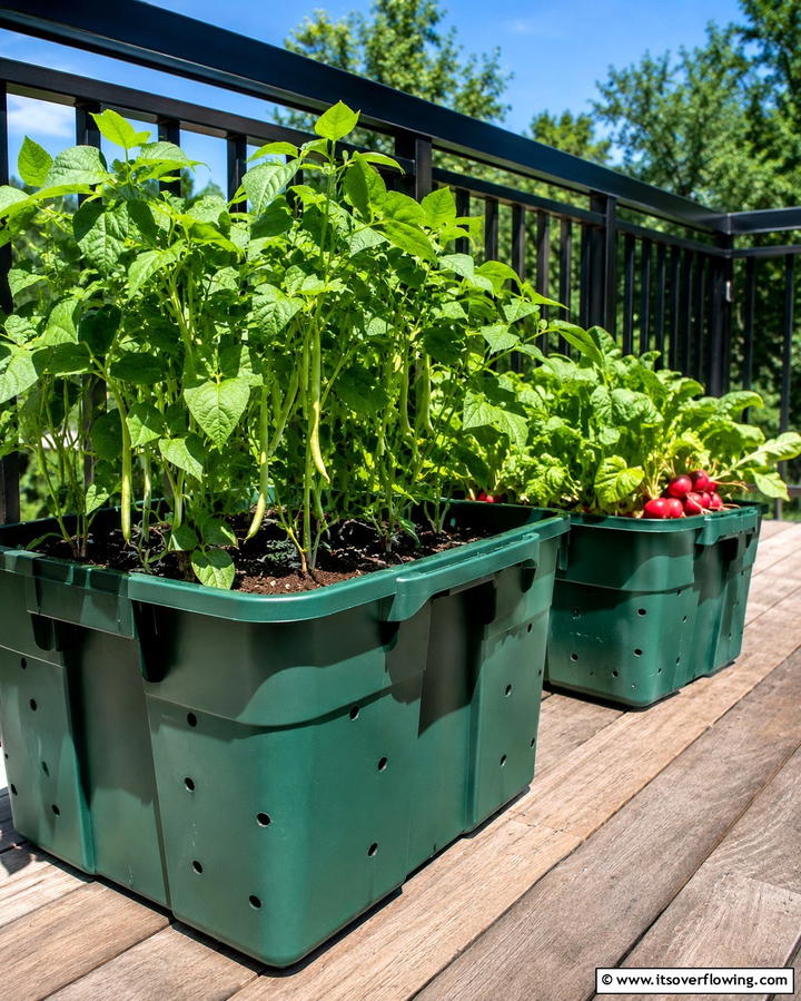 Plastic Storage Bin Beds - 25 Inexpensive Raised Garden Bed Ideas for Your Yard