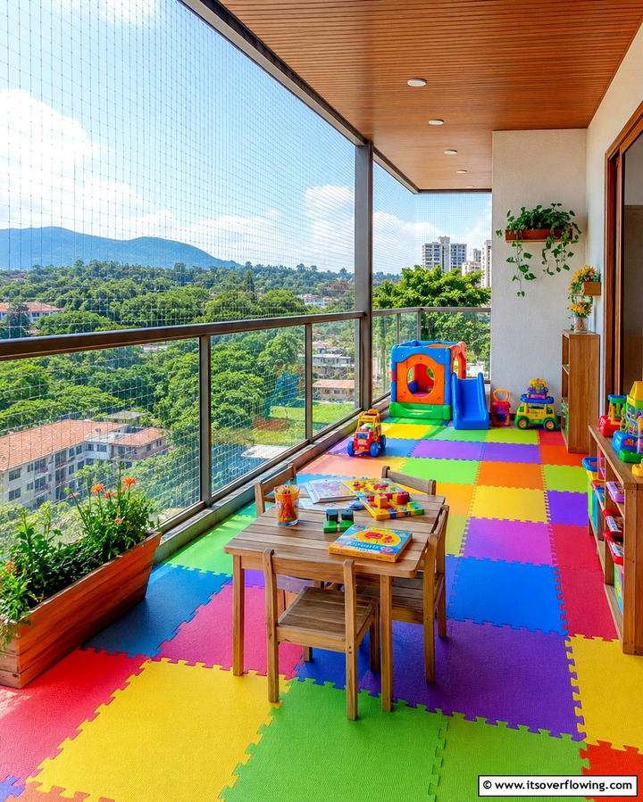 Play Area for Kids - 25 Large Balcony Ideas for Stunning Outdoor Spaces