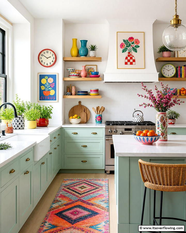 Playful Accent Accessories - 21 Colorful Kitchen Ideas to Energize Your Cooking Space