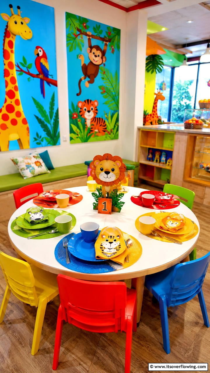 Playful Kids Table Setting - 21 Creative Table Setting Ideas for Every Occasion