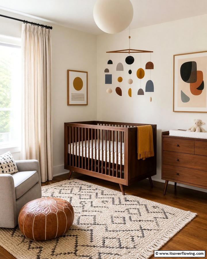 Playful Mobile Designs - 20 Mid-century Modern Nursery Ideas for Stylish Kids