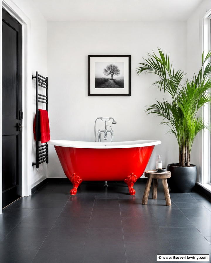Playful Pink Shades - 30 Bold Colorful Bathroom Designs to Energize Your Morning Routine