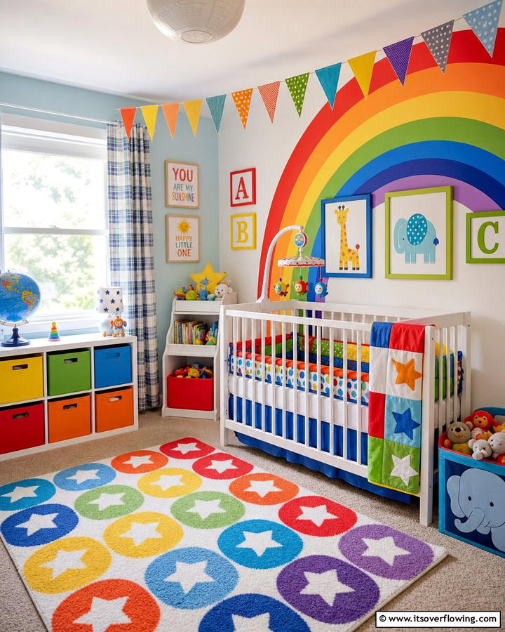 Playful and Colorful Theme - 21 Baby Room Ideas for Safe and Stimulating Nurseries