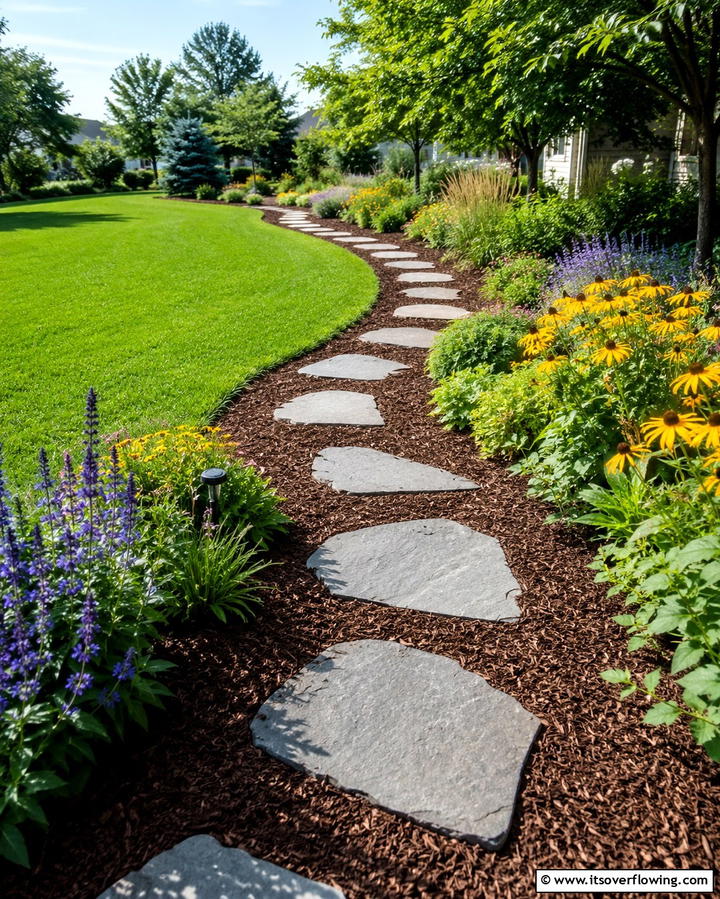 Playground Mulch Pathway - 25 Mulch Pathway Ideas for a Beautiful Garden