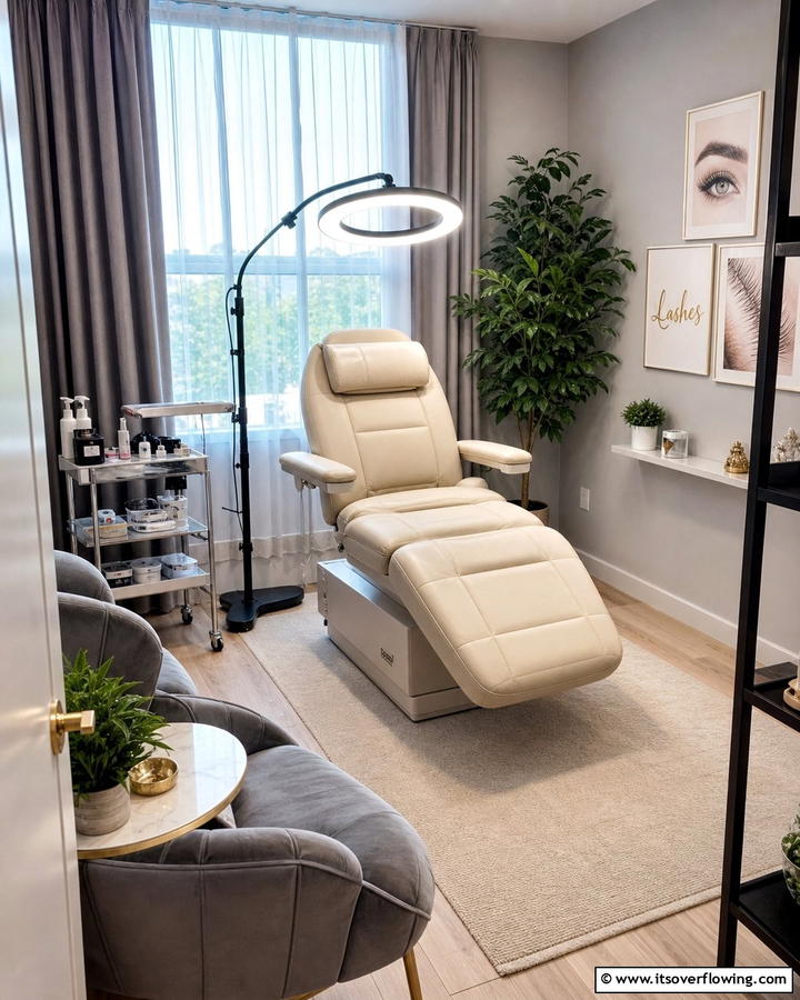 Plush Recliner Chairs - 20 Lash Room Ideas for a Stunning Beauty Space