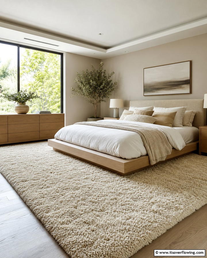 Plush Rugs for Comfort - 25 Glam Bedroom Ideas for a Luxurious Retreat