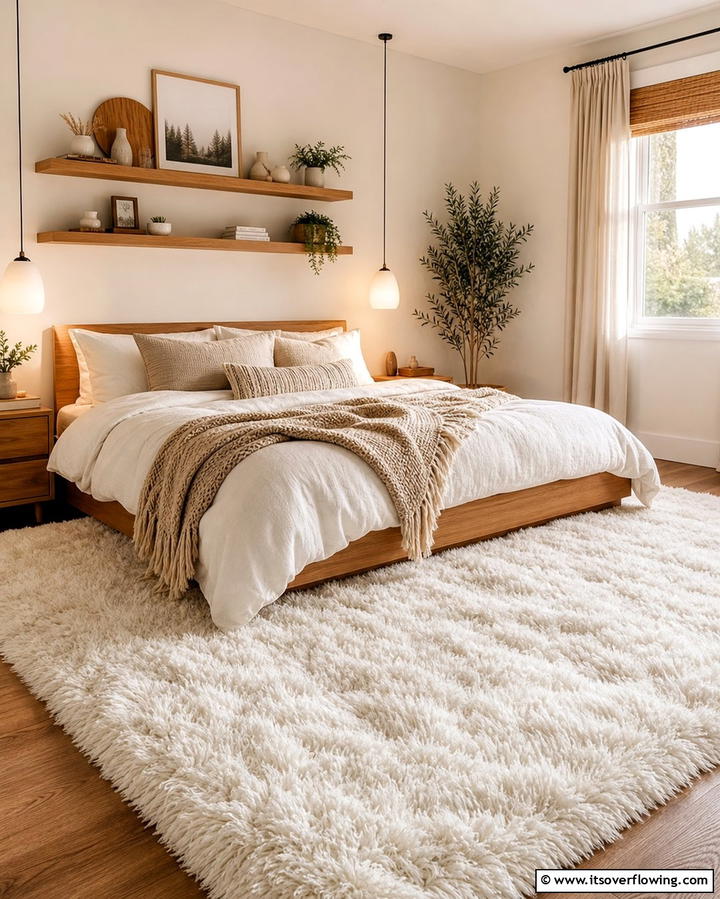 Plush Shag Carpets for Ultimate ComfortOne - 25 Stylish Bedroom Carpet Ideas for a Comfortable Retreat