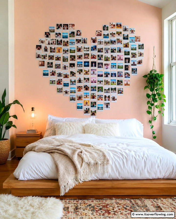 Polaroid Collage - 30 Family Photo Wall Ideas to Display Memories