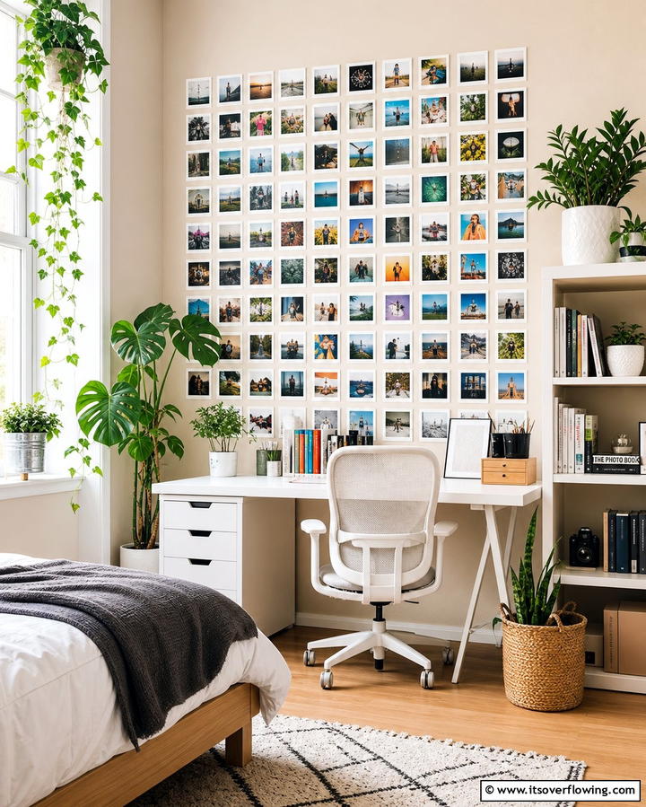 Polaroid Photo Collage - 25 Taylor Swift Themed Bedroom Decor Ideas for Fans