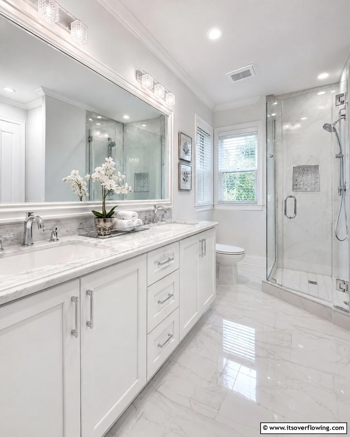 Polish Fixtures and Surfaces - 25 Bathroom Staging Ideas to Sell Your Home Faster
