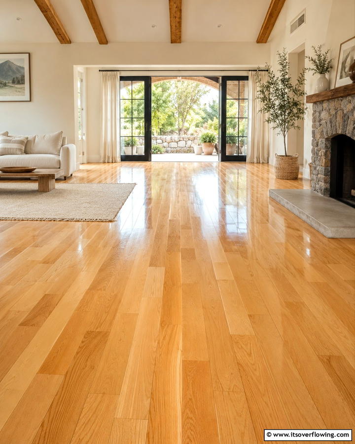 Polished Hardwood Floors - 30 Minimalist Clean Girl Room Ideas for a Clutter-Free Space
