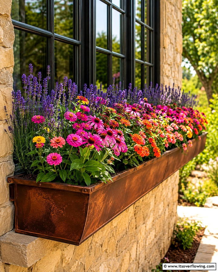 Pollinator Friendly Boxes - 25 Window Box Ideas to Brighten Your Home’s Exterior