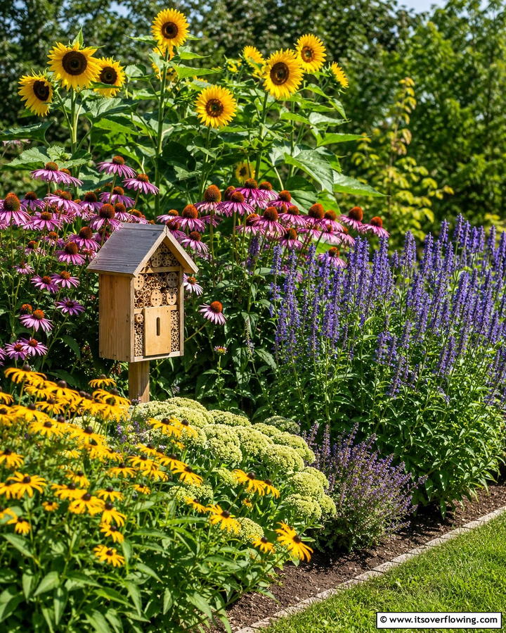 Pollinator Friendly Flower Bed - 25 Front Yard Texas Flower Bed Ideas for a Stunning Look