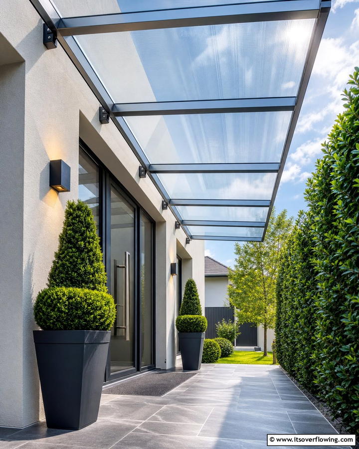Polycarbonate Awning Durability - 20 Front Porch Awning Ideas to Enhance Your Home