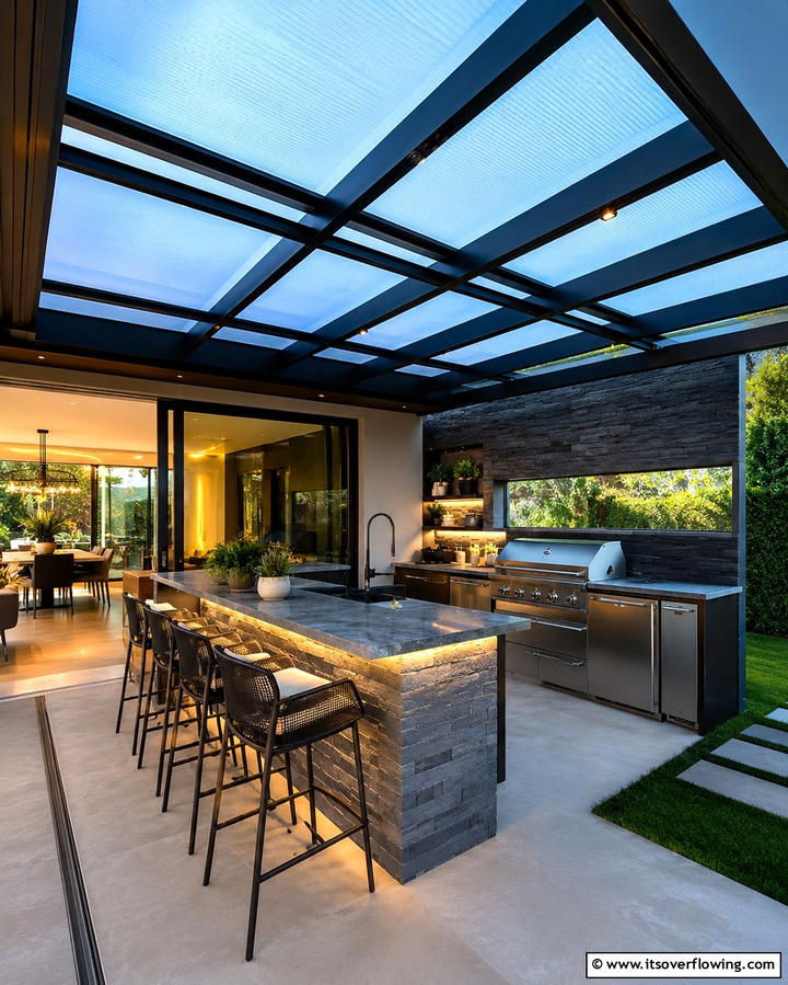 Polycarbonate Roof Panels - 25 Pergola Cover Ideas for Stylish Outdoor Living Spaces