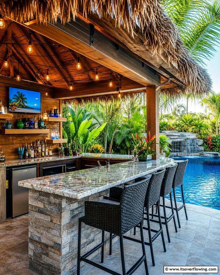 Pool Gazebo with Built In Bar - 20 Pool Gazebo Ideas for a Stunning Backyard Oasis