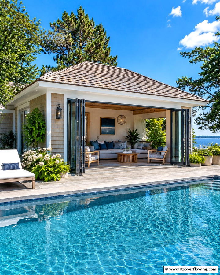 Pool House - 25 Home Addition Ideas to Expand Your Living Space