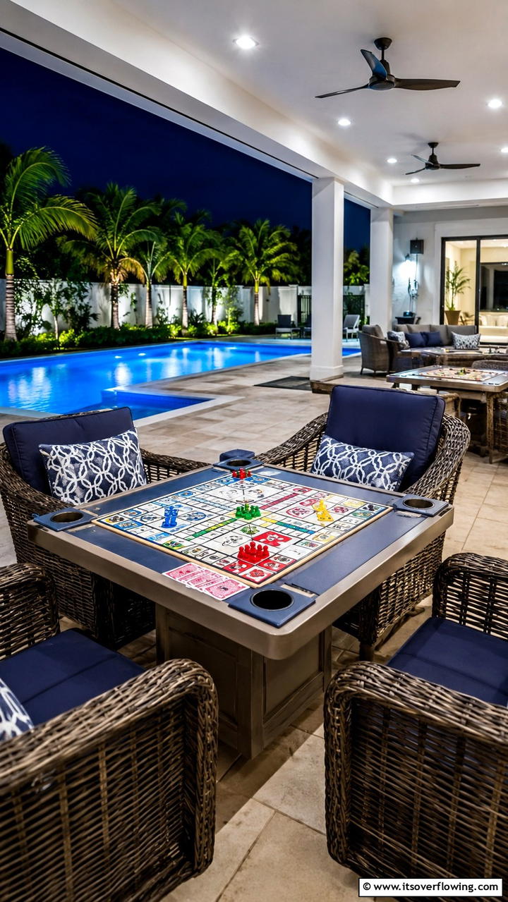 Poolside Game Night - 25 Pool Party Ideas for a Fun and Memorable Summer