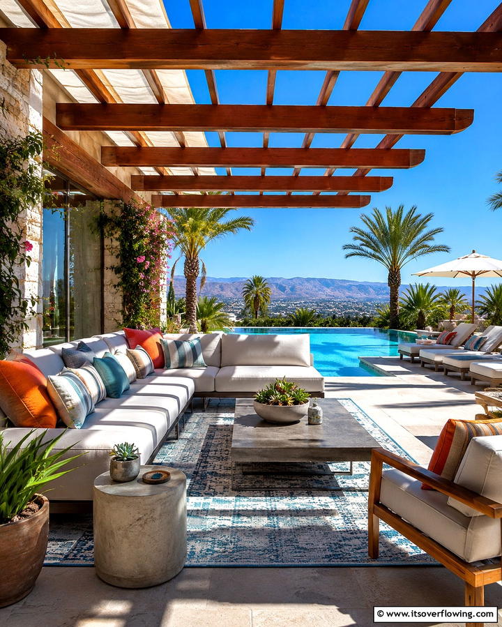 Poolside Lounge Retreat - 25 Pool Patio Ideas for a Relaxing Outdoor Space