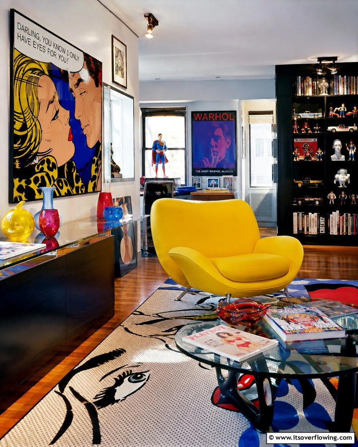 Pop Art Accents - 30 1990s Interior Design Ideas for Throwback Charm