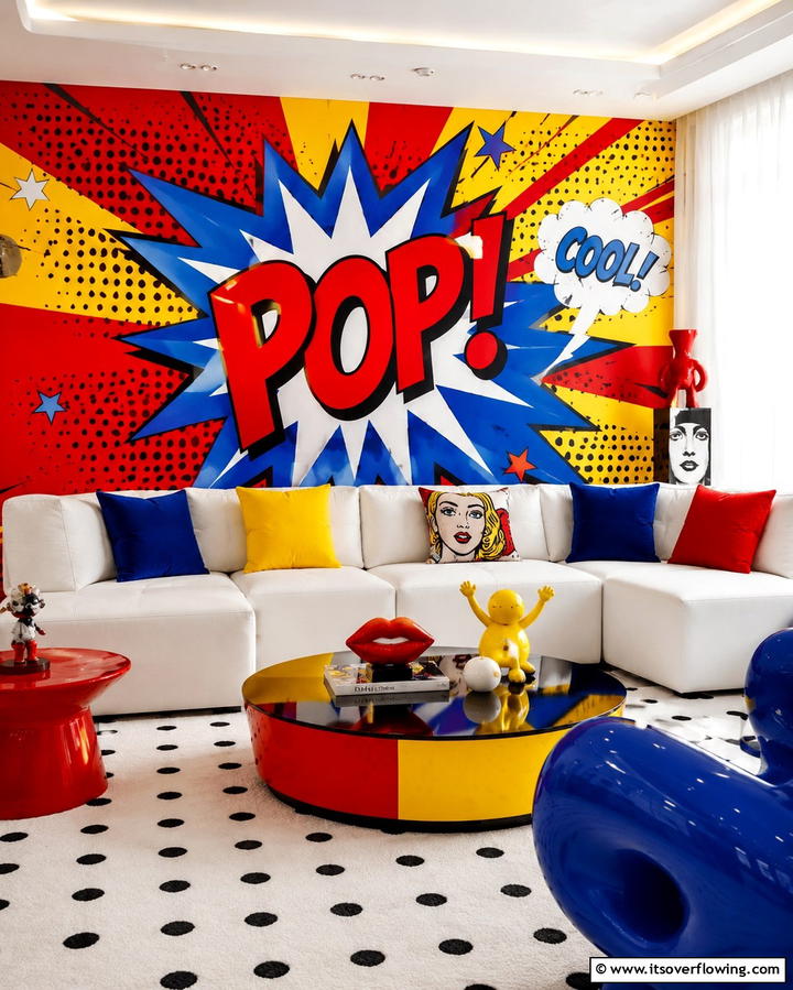 Pop Art Explosion - 25 Aesthetic Room Ideas for a Stylish Space