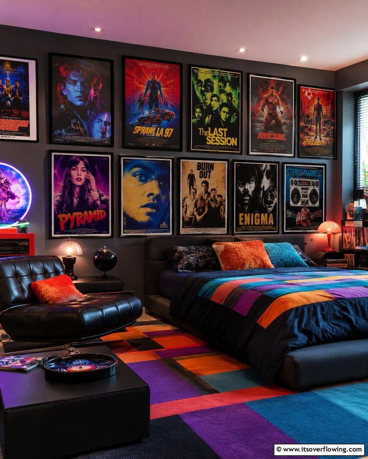Pop Culture Posters - 30 90s Bedroom Decor Ideas for Retro Rewind Style