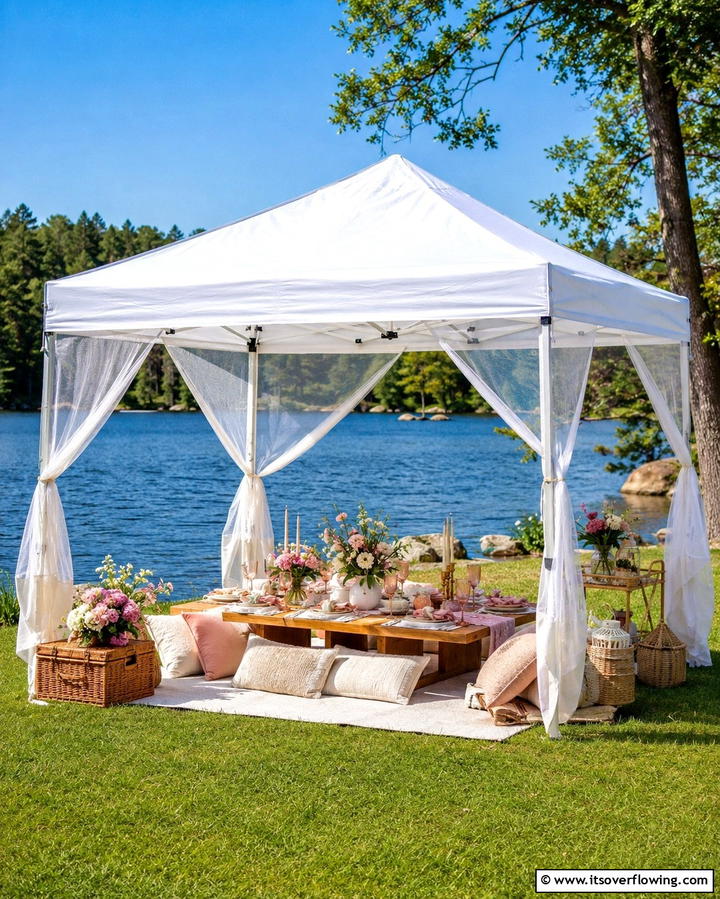 Pop Up Canopies - 30 Creative Shade Ideas for Stylish Outdoor Comfort