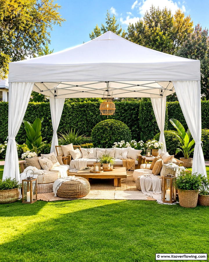 Pop Up Gazebo - 30 Creative Shade Ideas for Stylish Outdoor Comfort