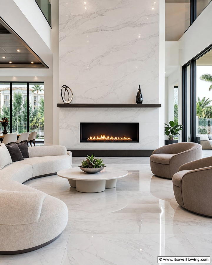 Porcelain Perfection - 21 Fireplace Tile Ideas to Refresh Your Hearth’s Aesthetic