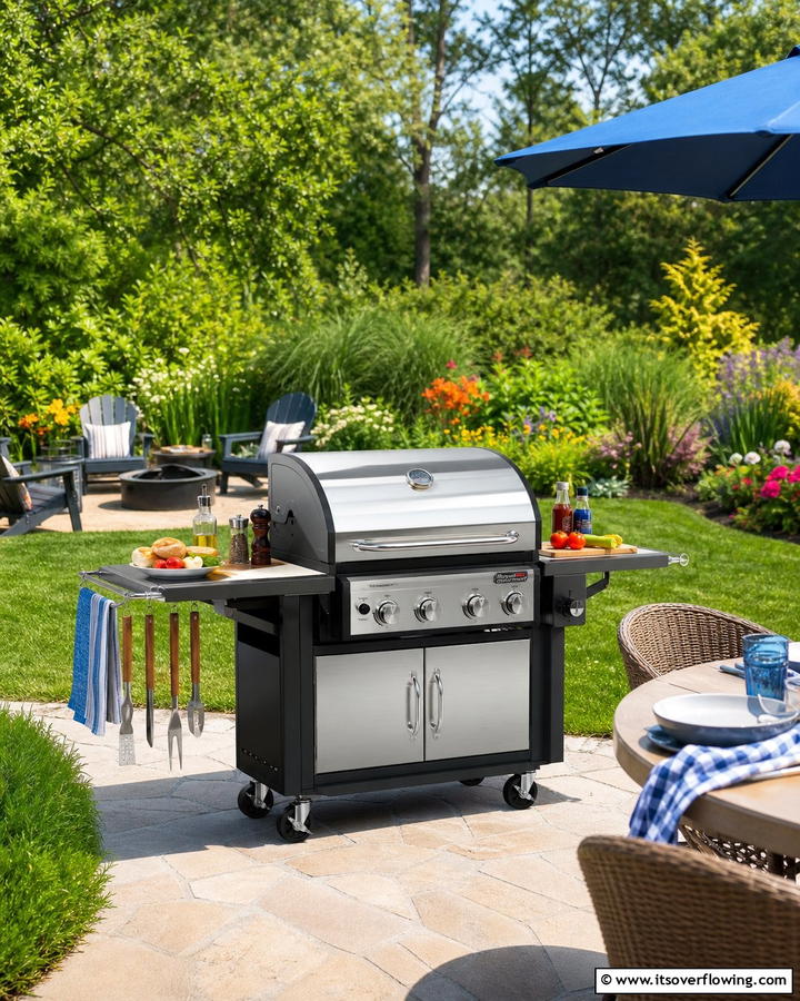 Portable BBQ Island Options - 30 BBQ Island Ideas for Ultimate Outdoor Entertaining