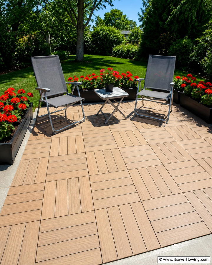 Portable Decking Solutions - 30 Budget-Friendly Backyard Deck Ideas for Stylish Outdoor Living
