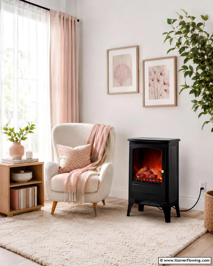 Portable Electric Fireplaces - 25 Electric Fireplace Ideas for Cozy and Modern Homes