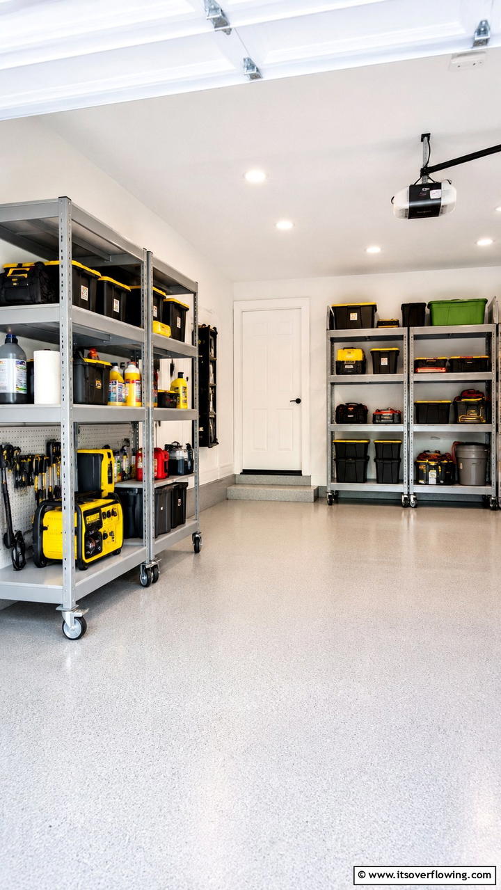 Portable Garage Shelving - 30 Garage Shelving Ideas for Clutter-Free Storage