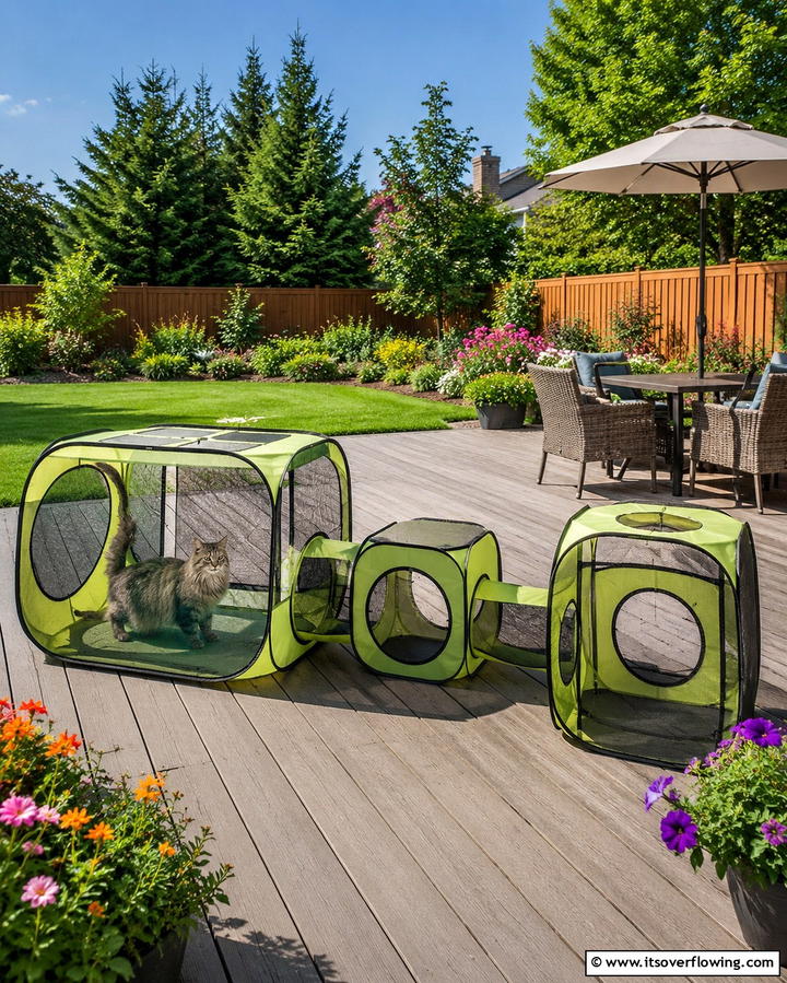 Portable Pop Up Catios - 25 Outdoor Catio Ideas for Your Feline Friends