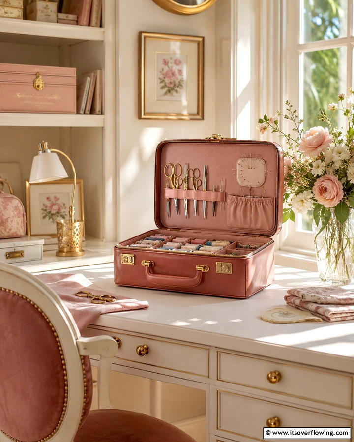 Portable Sewing Kit - 25 Sewing Room Ideas for Crafters and Hobbyists