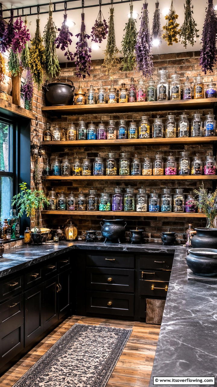 Potion Ingredient Jars - 30 Harry Potter Decor Ideas- Magical Themed Room Designs