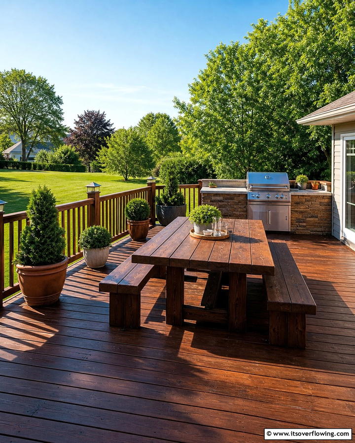 Pressure Treated Wood for Budget Friendly Durability - 25 Deck Flooring Ideas for a Beautiful Outdoor Space