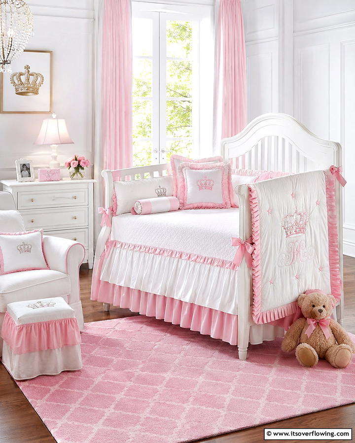 Princess Inspired Bedding - 25 Princess Nursery Ideas for a Magical Baby Room