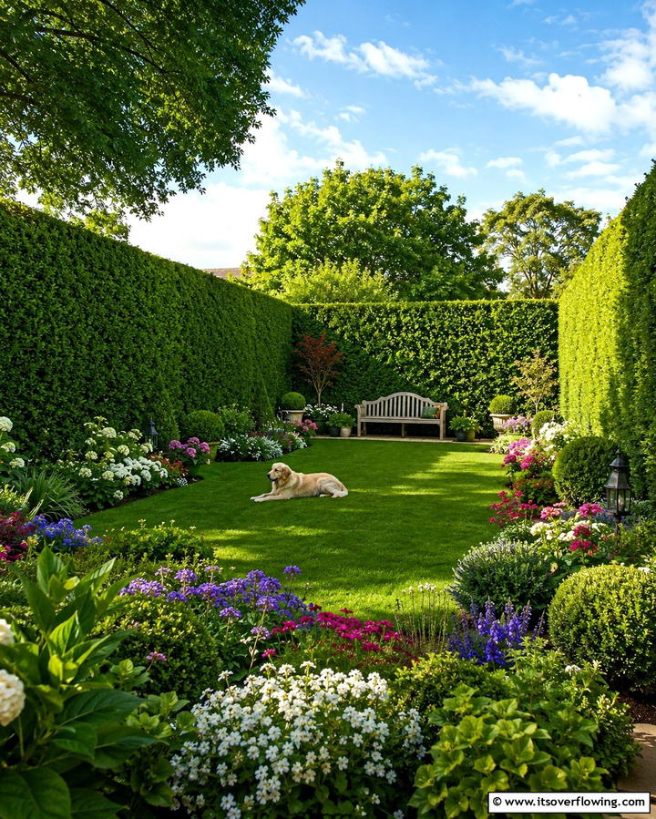 Privacy Hedge Fence - 25 Dog Fence Ideas for a Safe and Stylish Yard