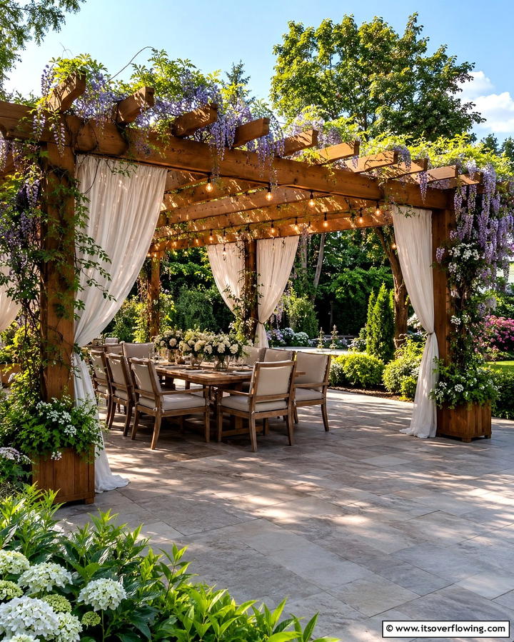 Privacy Pergola Design - 30 Private Deck Ideas for Secluded Outdoor Relaxation Zones