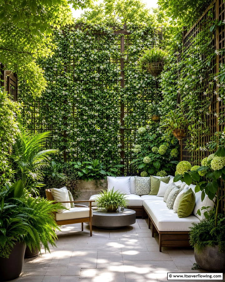 Privacy Screen Lattice Fence - 20 Lattice Fence Ideas for a Stylish and Functional Garden
